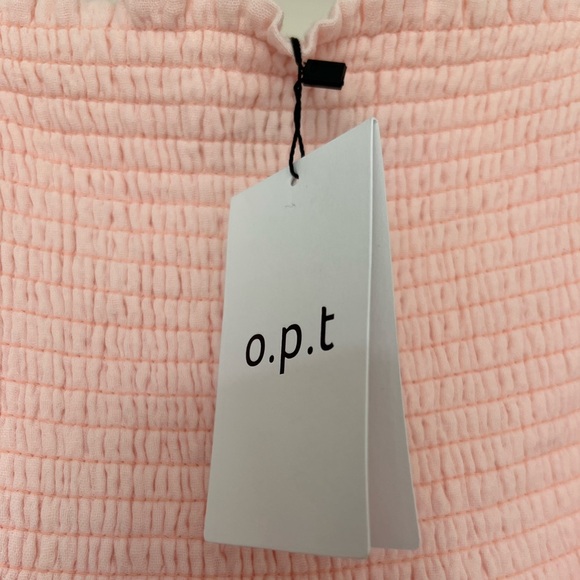 NWT Smocked Midi Dress in Light Pink - Picture 4 of 7